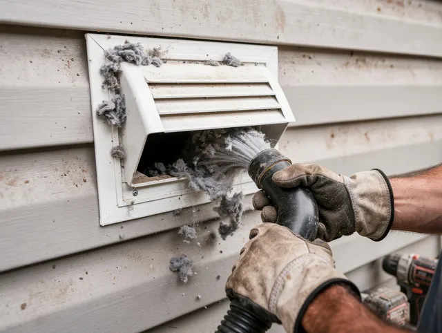 Professional dryer vent cleaning by San Dimas Dryer Vent Cleaning in San Dimas