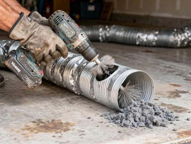Professional duct cleaning by San Dimas Dryer Vent Cleaning in San Dimas