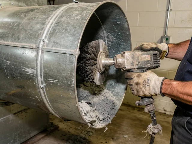 Industrial-grade dryer vent cleaning by San Dimas Dryer Vent Cleaning in San Dimas